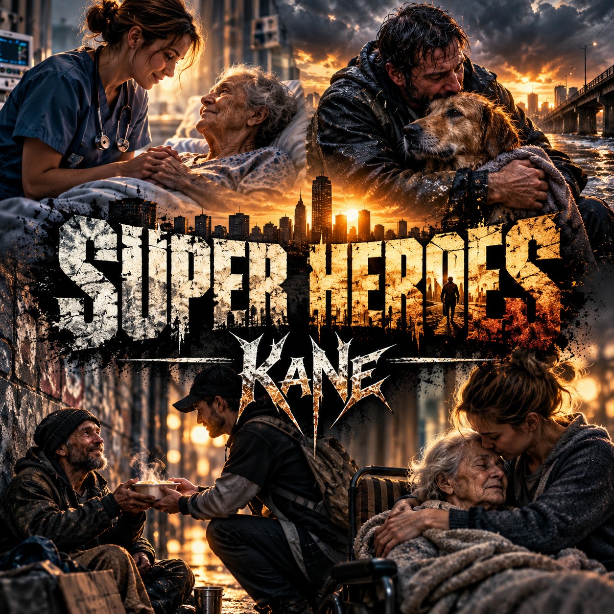 Portada original de Superheroes